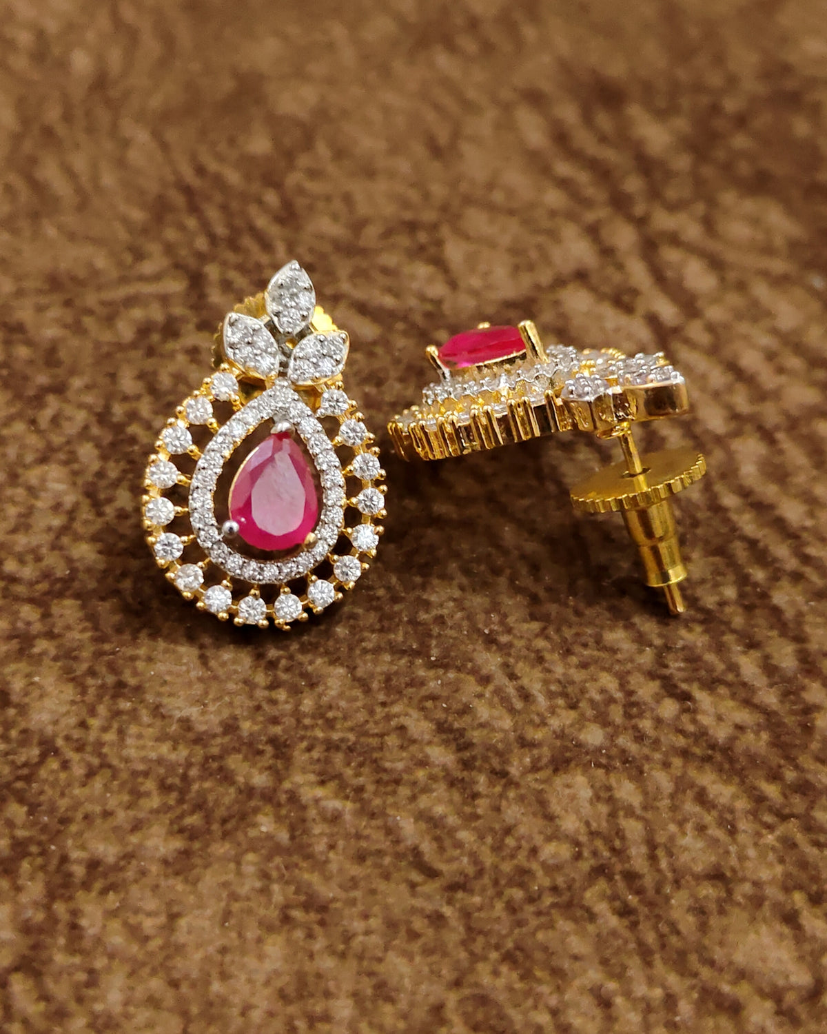 Ruby Mangalsutra – Model Shot – Sanvi Jewels