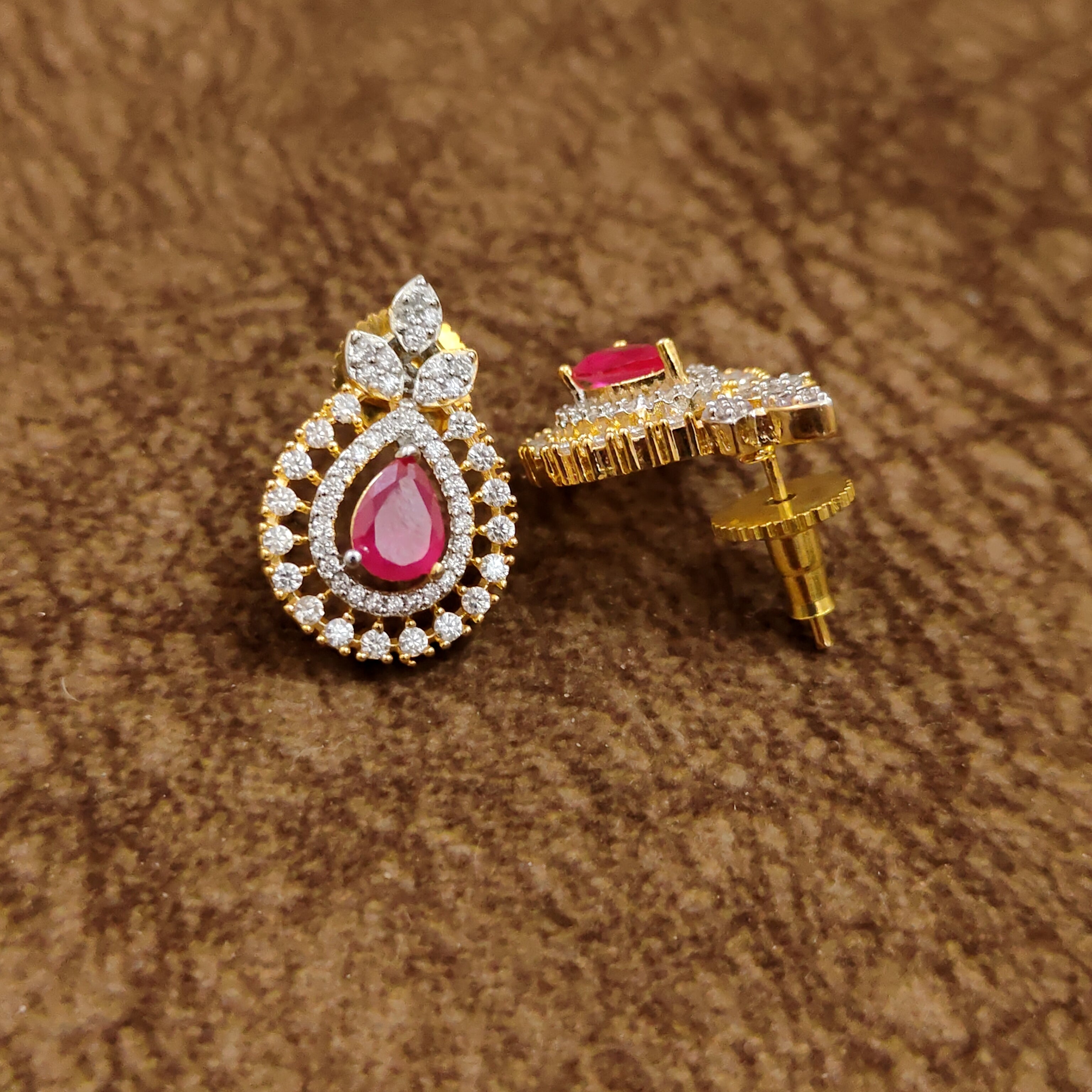 Ruby Mangalsutra – Model Shot – Sanvi Jewels