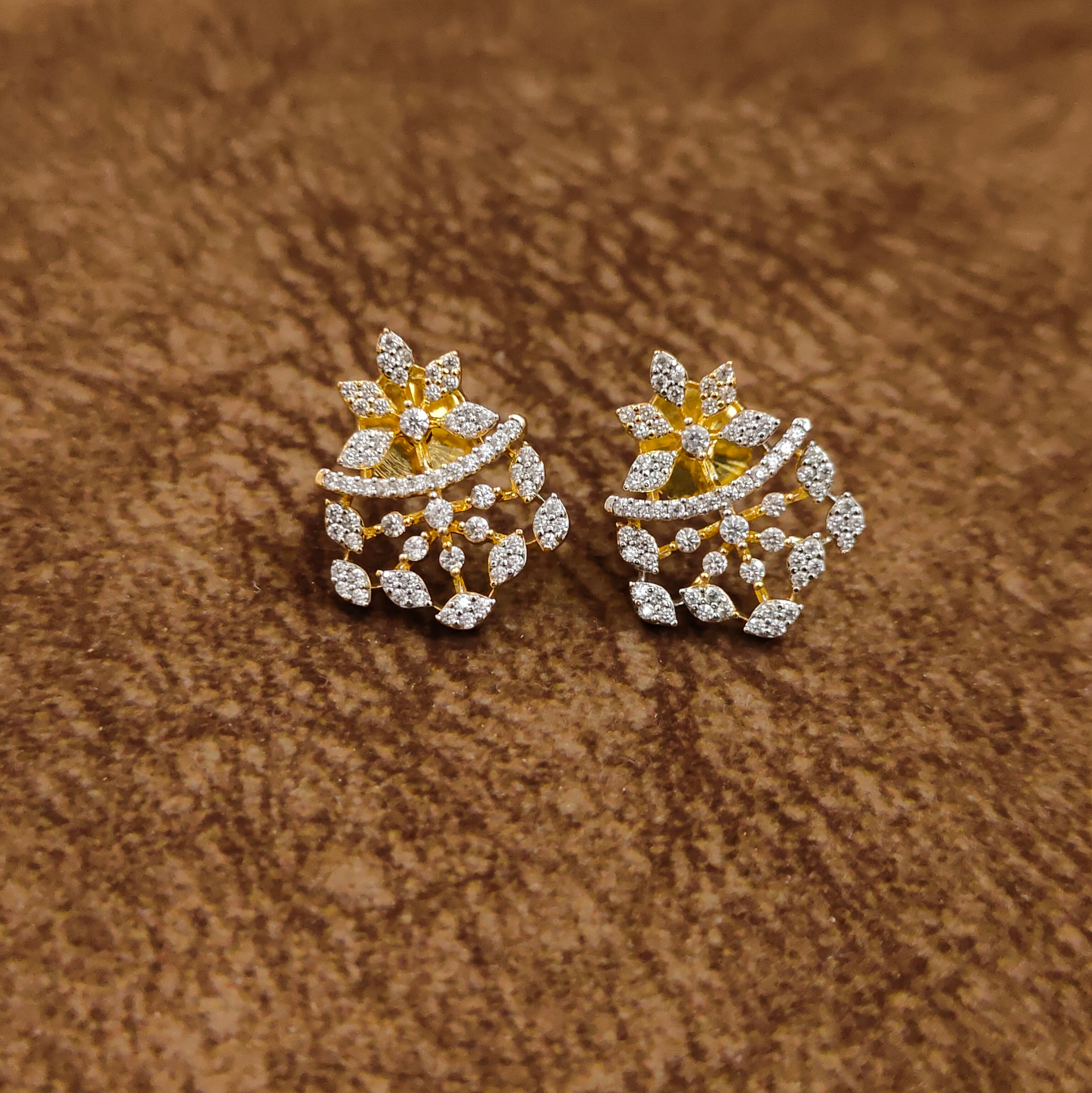 American Diamond Mangalsutra – Model Shot – Sanvi Jewels