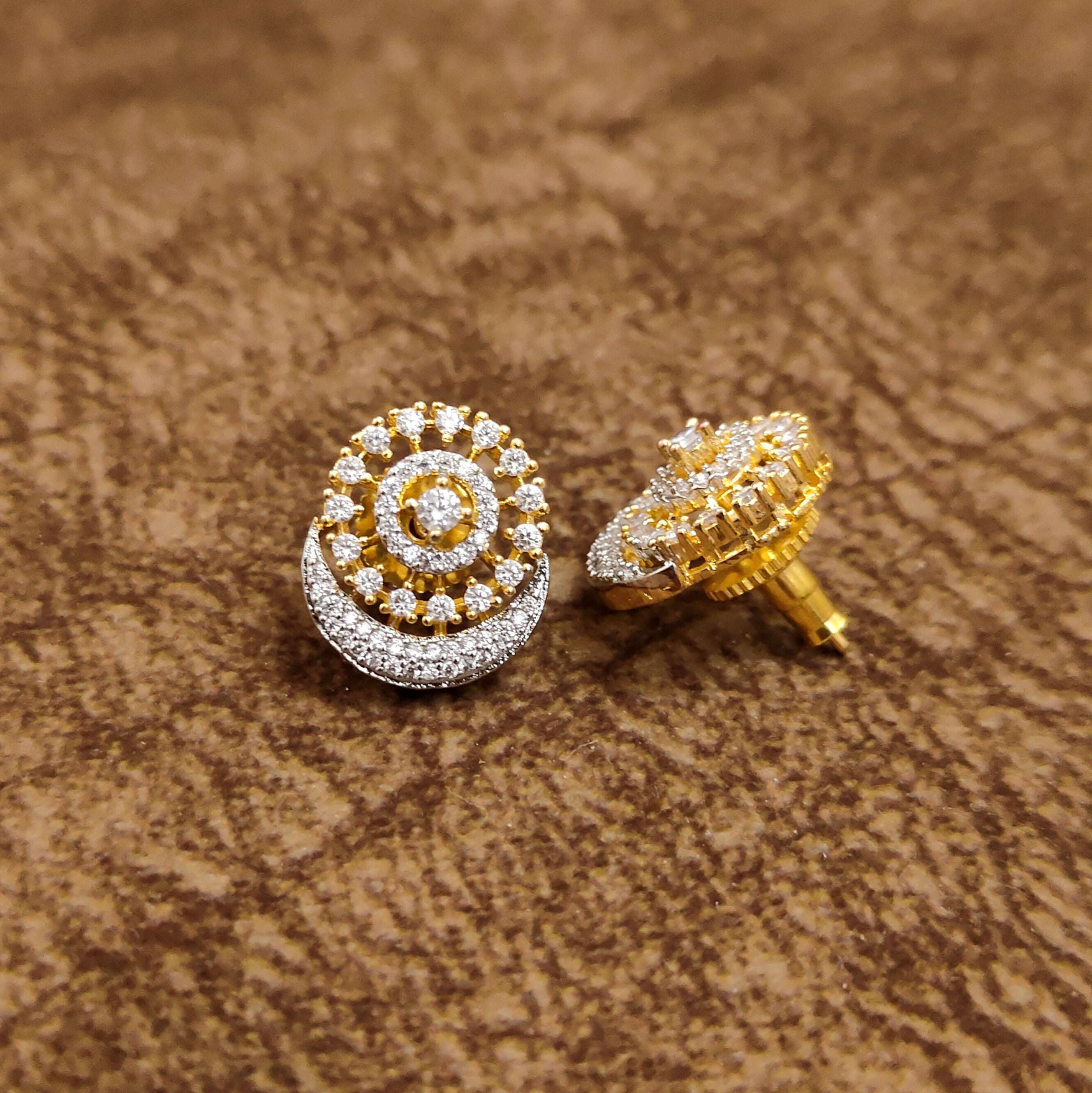 Diamond Look Mangalsutra – Full Set View – Sanvi Jewels