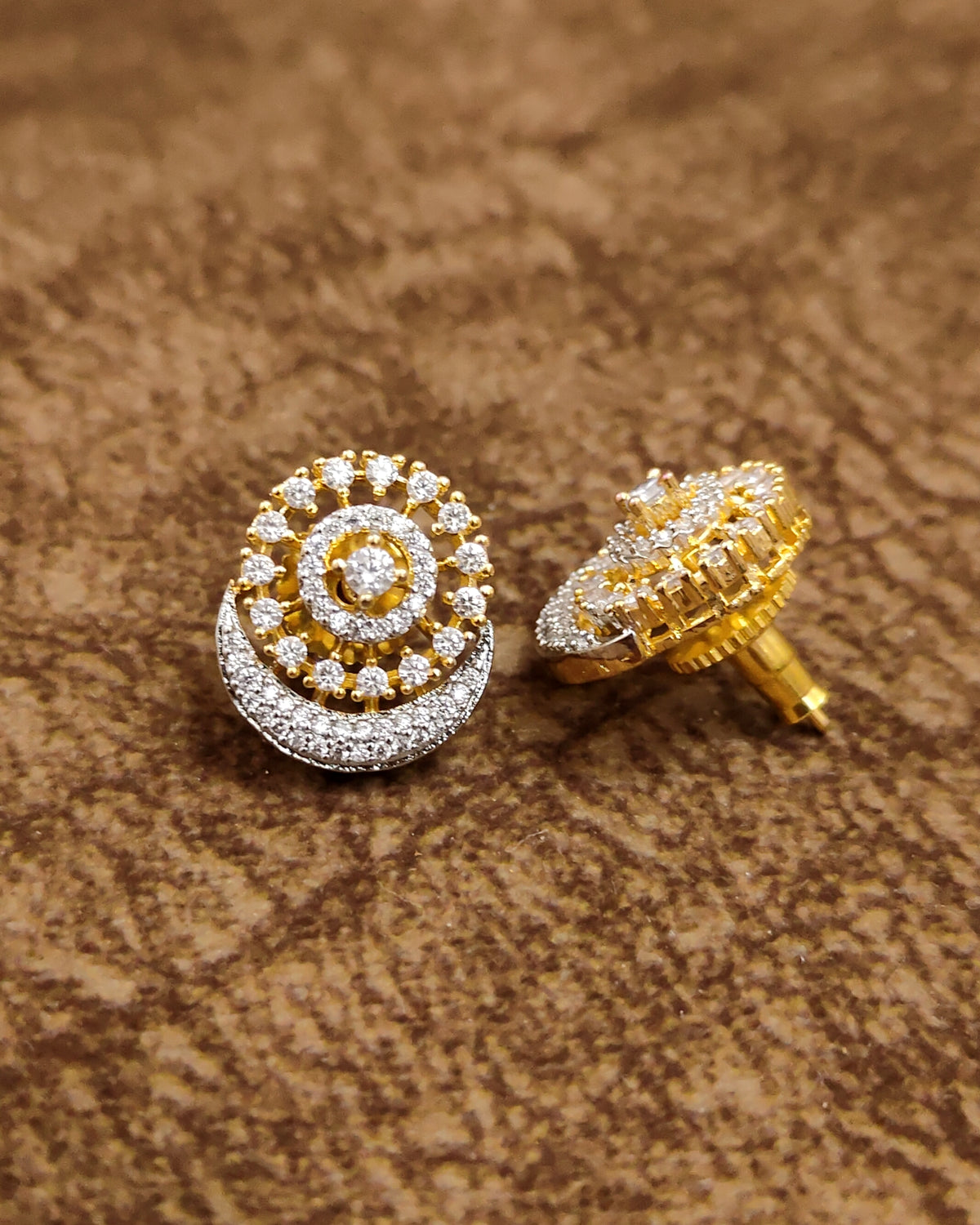 Diamond Look Mangalsutra – Full Set View – Sanvi Jewels