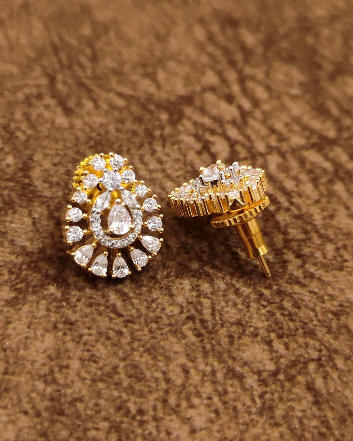 American Diamond Mangalsutra – Full Set View – Sanvi Jewels