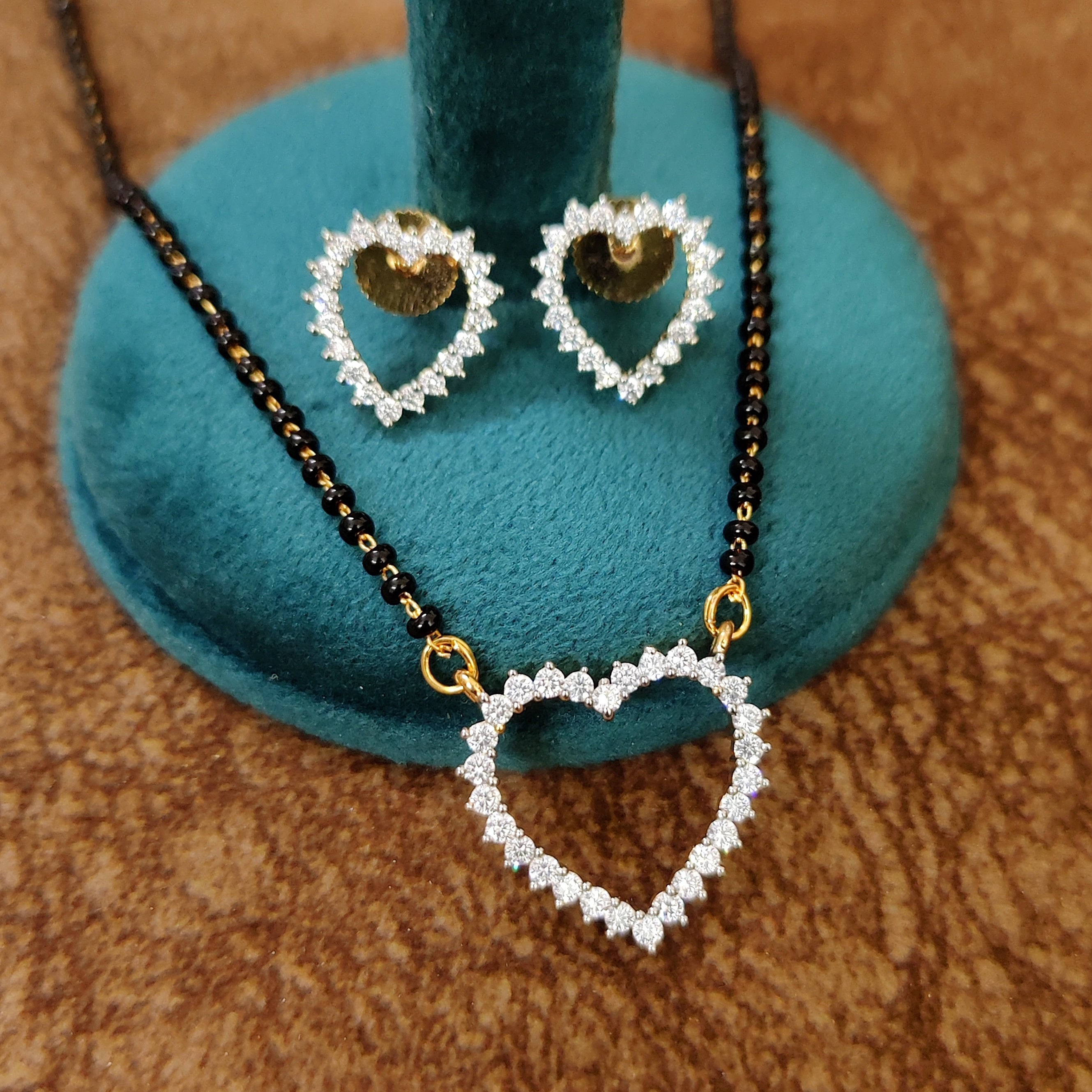 SWEET HEART DIAMOND LOOK MANGALSUTRA