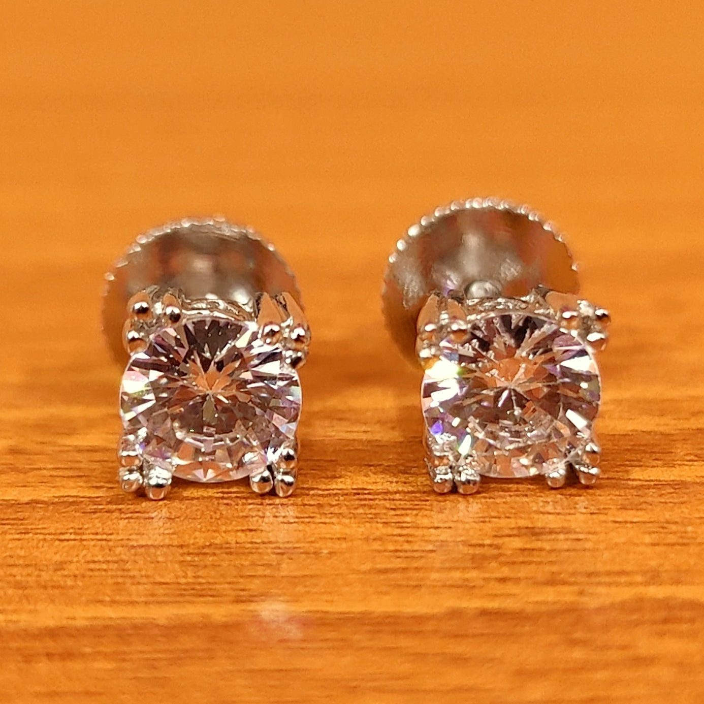 SILVER PLATED SIGNITY STUDDED SCREW PATTERN STUDS