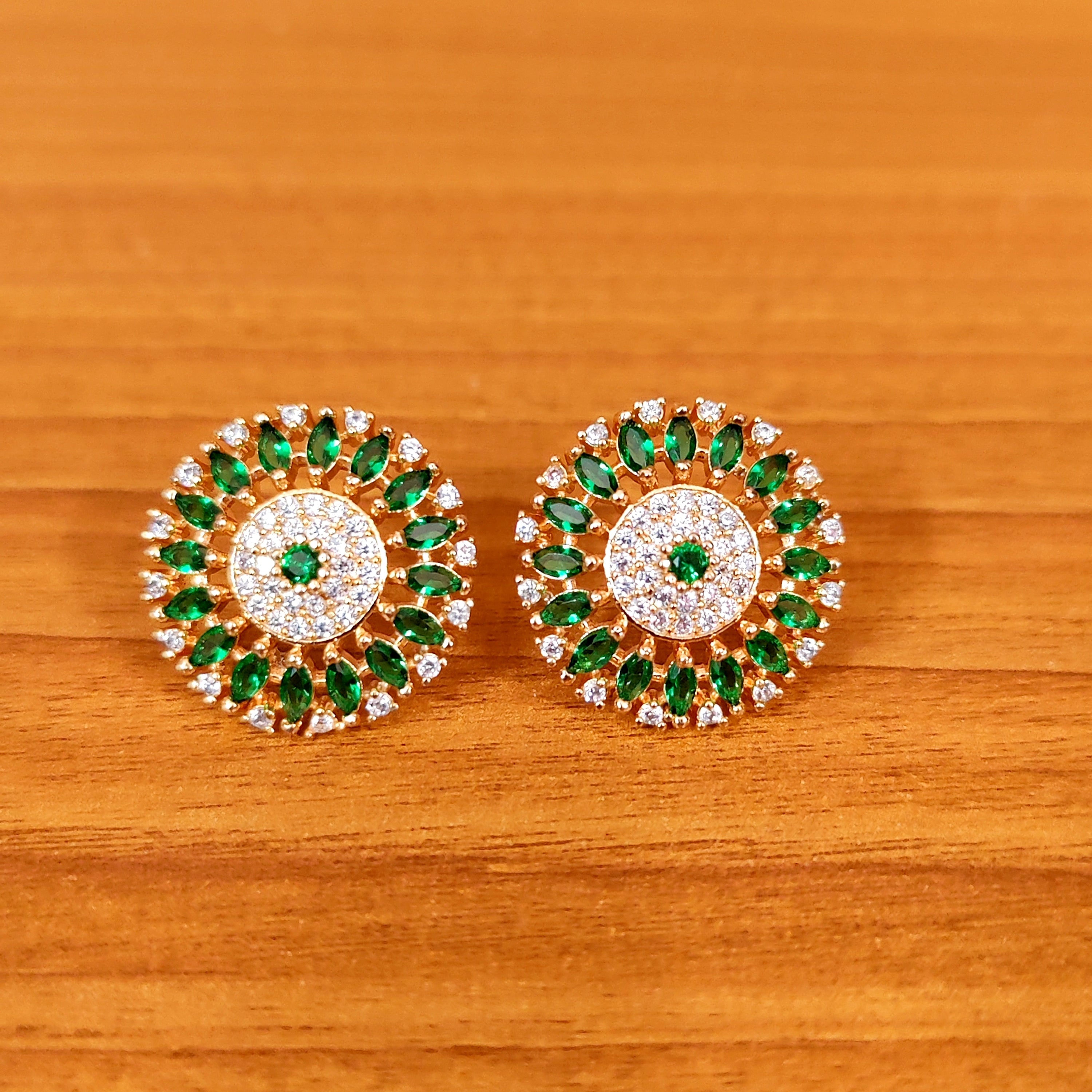 DIAMOND LOOK ALIKE SIGNITY STUDDED STUDS