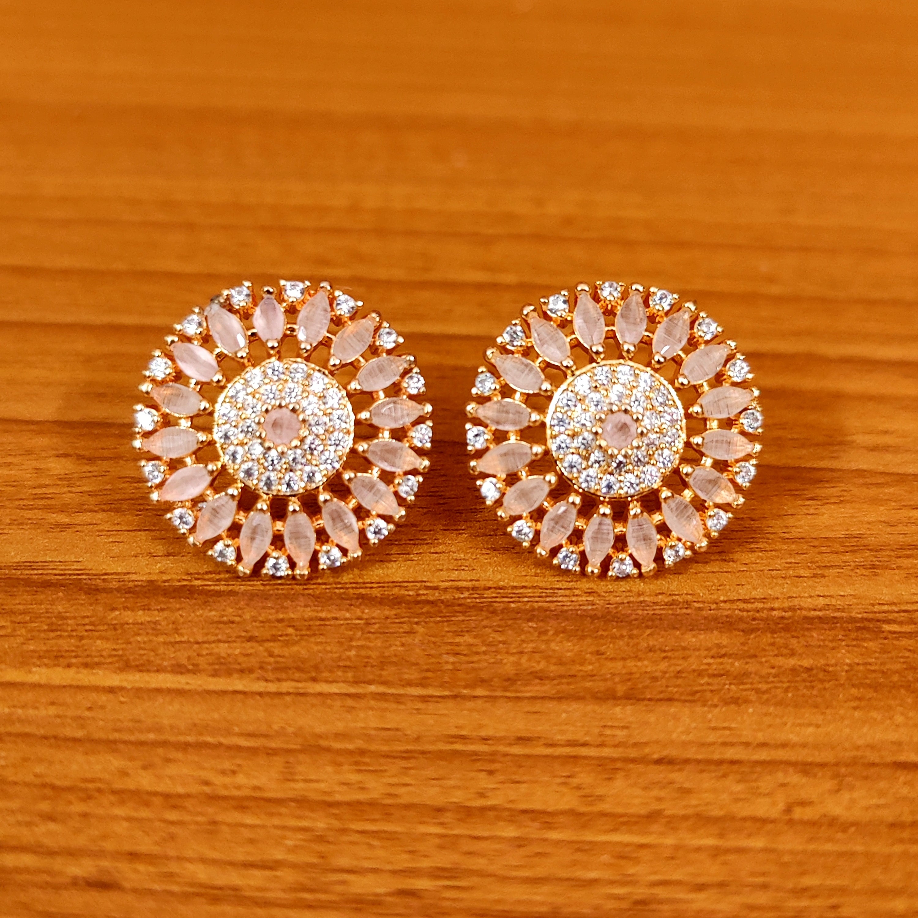 DIAMOND LOOK ALIKE SIGNITY STUDDED STUDS