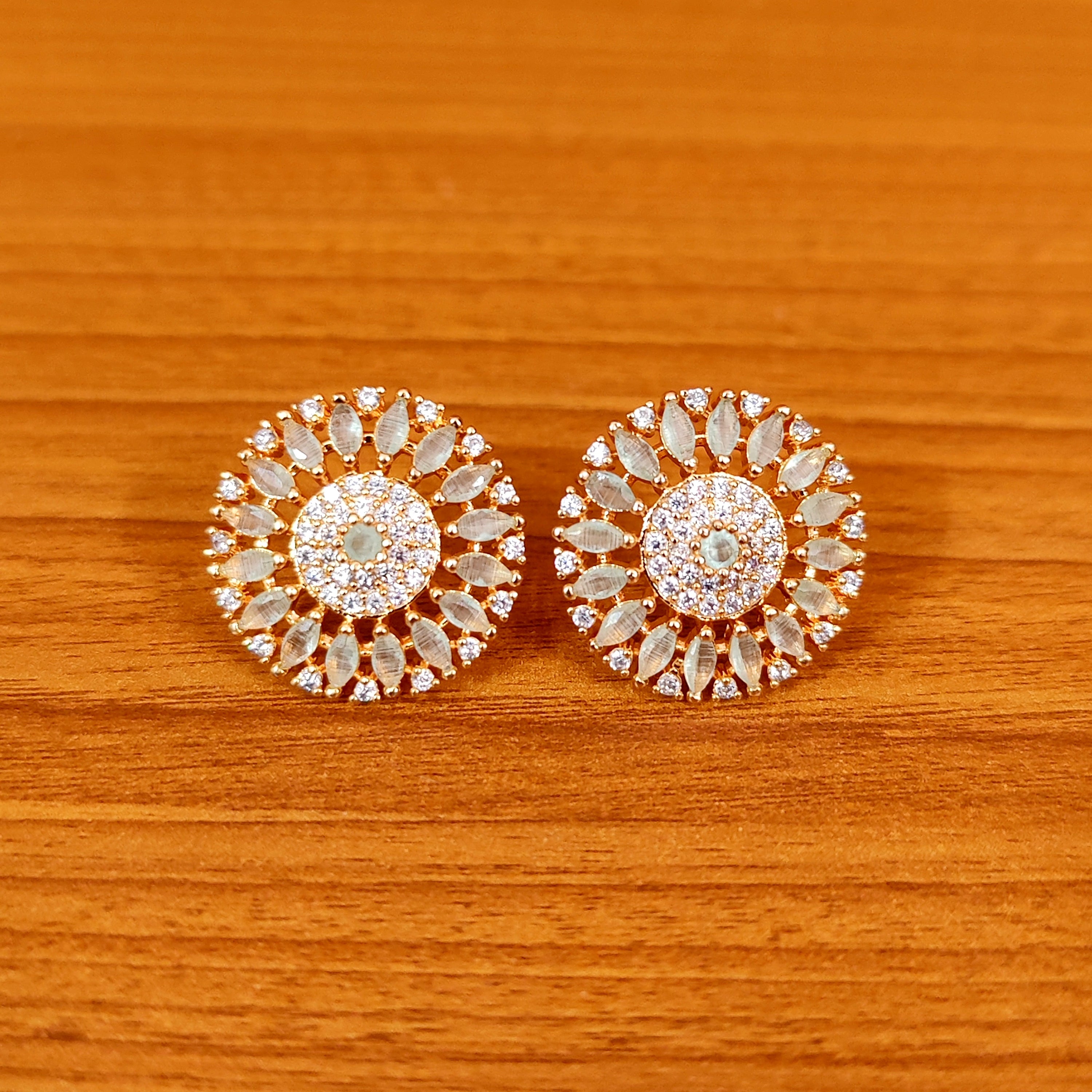 DIAMOND LOOK ALIKE SIGNITY STUDDED STUDS