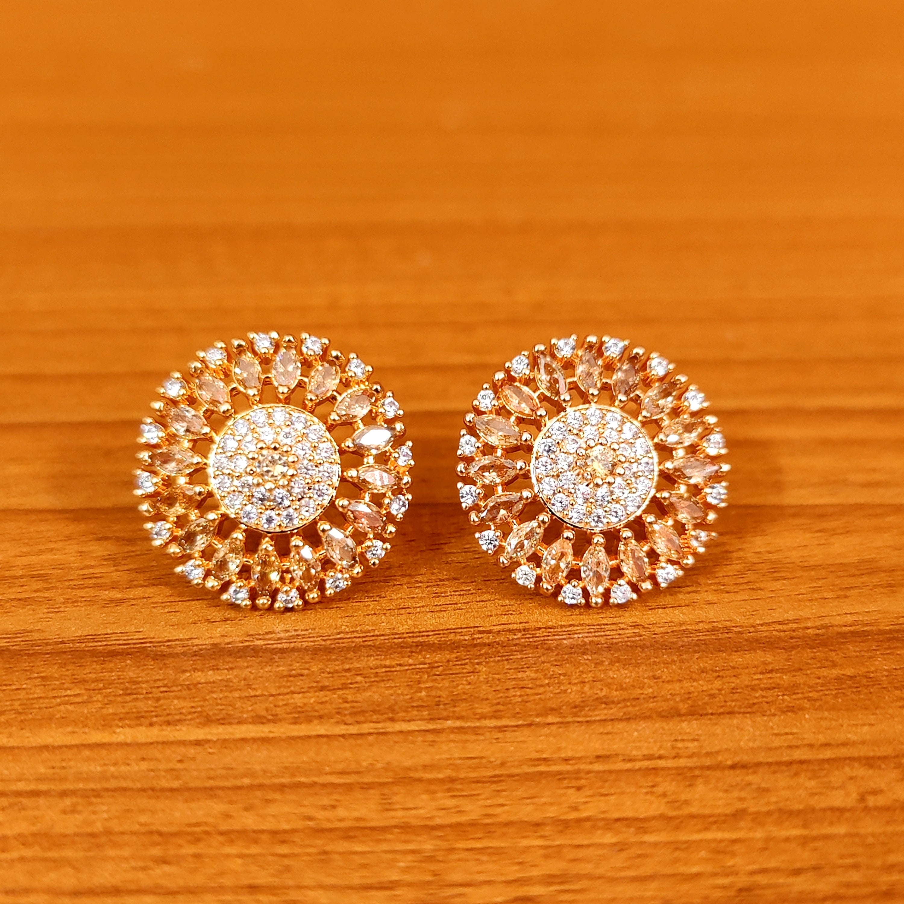 DIAMOND LOOK ALIKE SIGNITY STUDDED STUDS