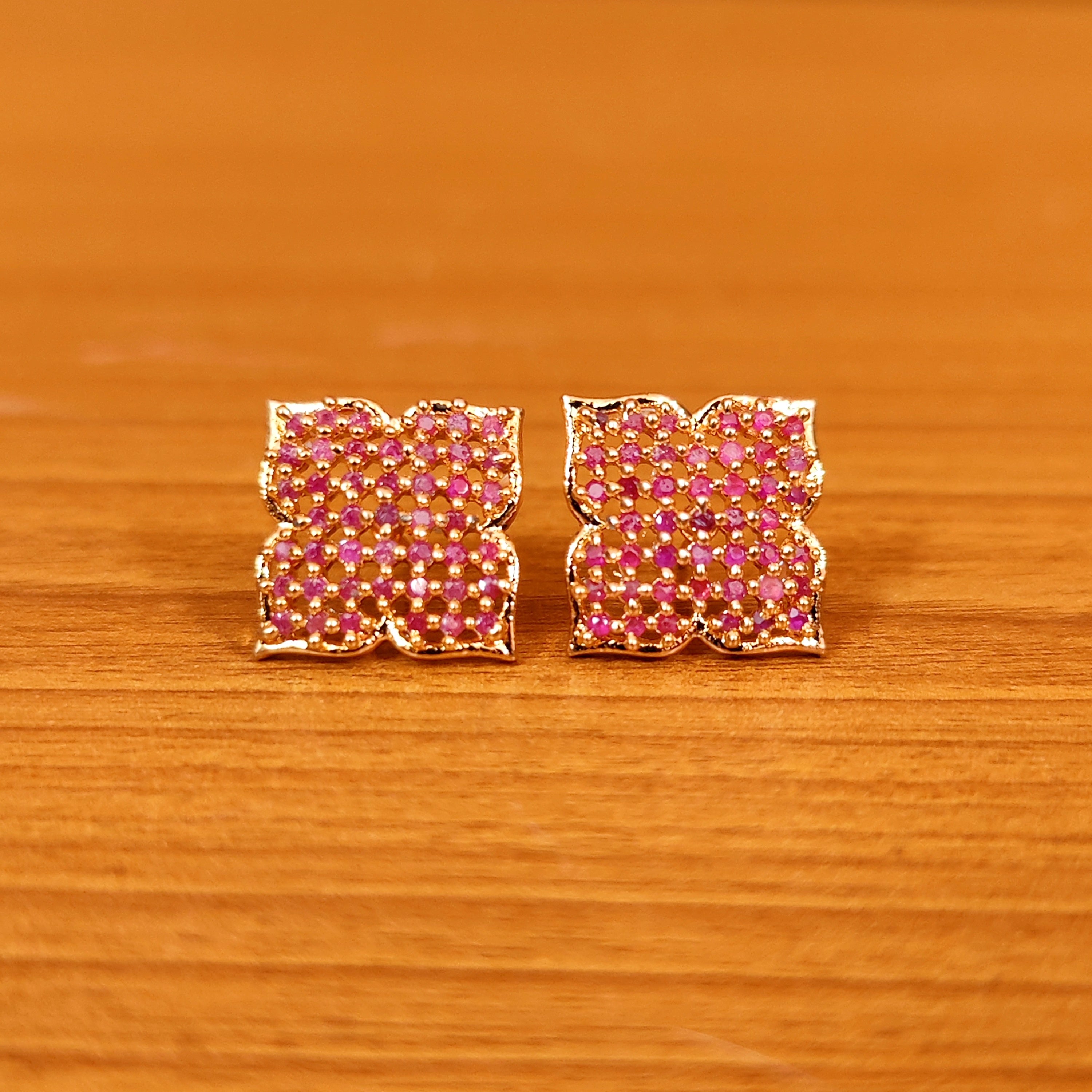 REAL DIAMOND LOOK ALIKE FINE STUDS