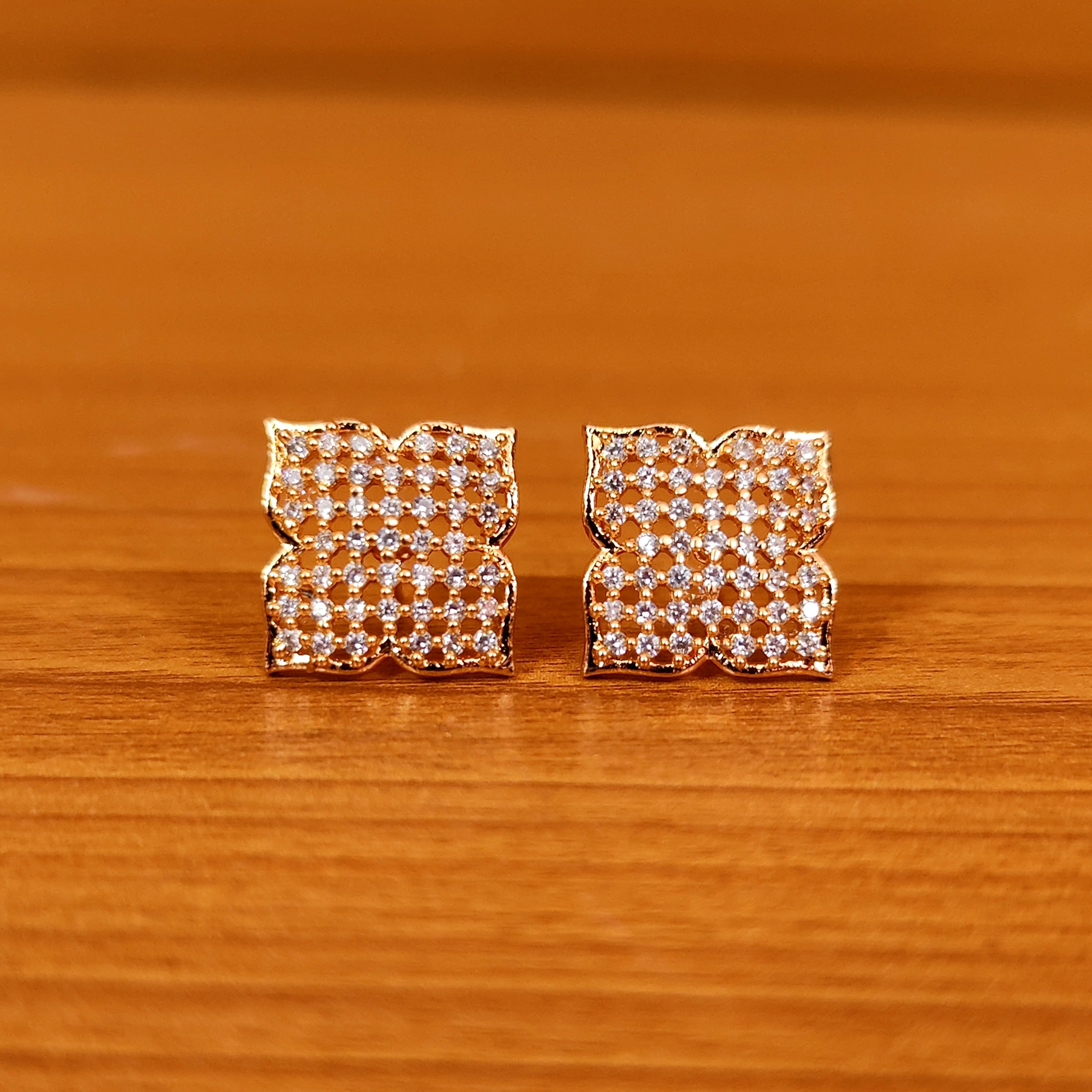 REAL DIAMOND LOOK ALIKE FINE STUDS