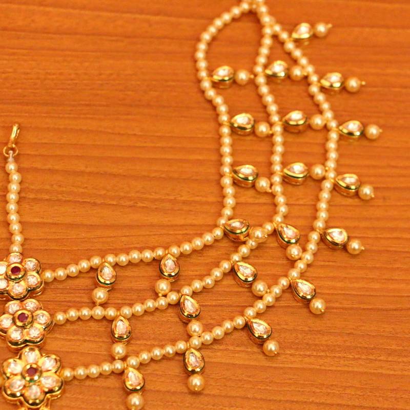 ROYAL KUNDAN POLKI BRIDAL MATHAPATTI