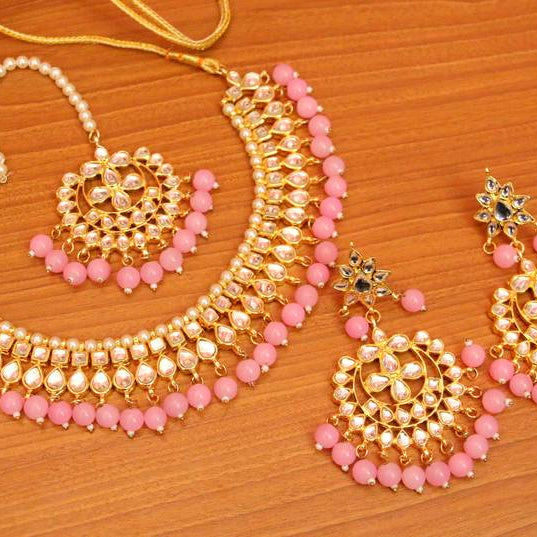 BLUE CRYSTAL NECKLACE-SETS