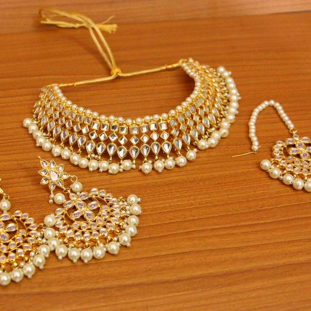 PINK CRYSTAL NECKLACE-SETS