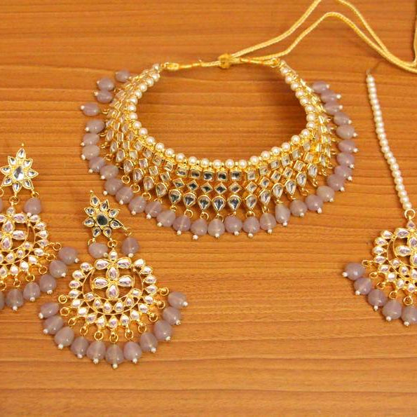 PINK CRYSTAL NECKLACE-SETS
