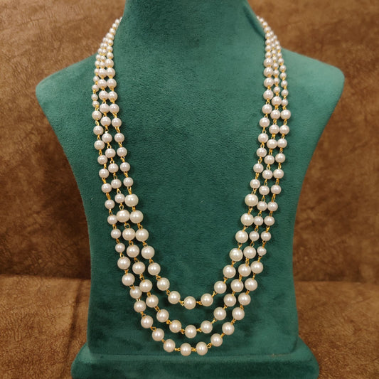 Multi-Layer Necklace – Elegant Long Pearl Necklace fo