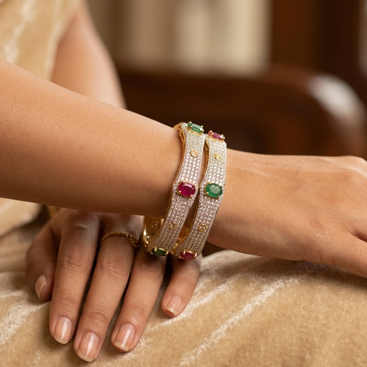 Multicolor ruby  bangles-and-bracelets