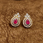 Ruby Mangalsutra – Close-up on Chain – Sanvi Jewels