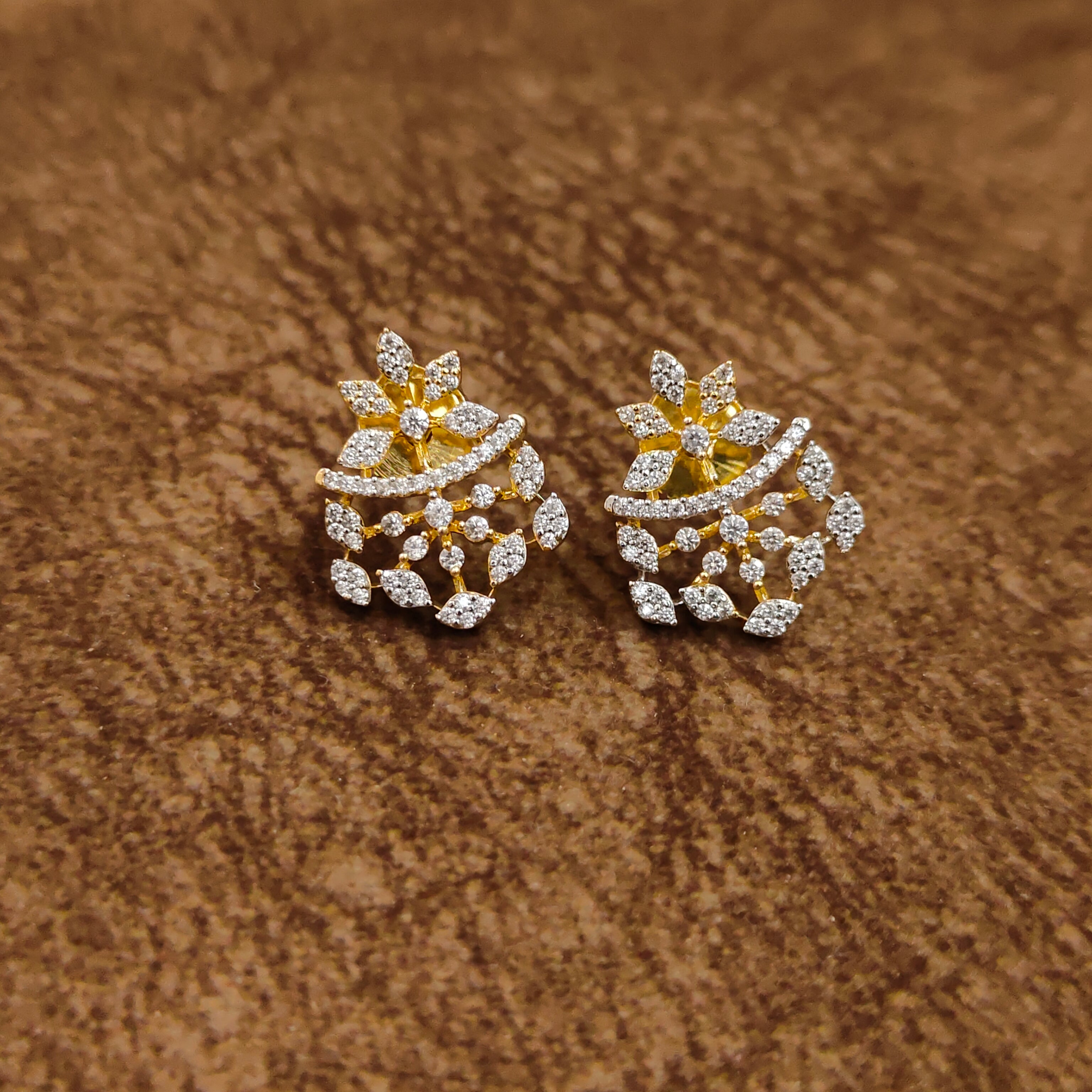 American Diamond Mangalsutra – Model Shot – Sanvi Jewels