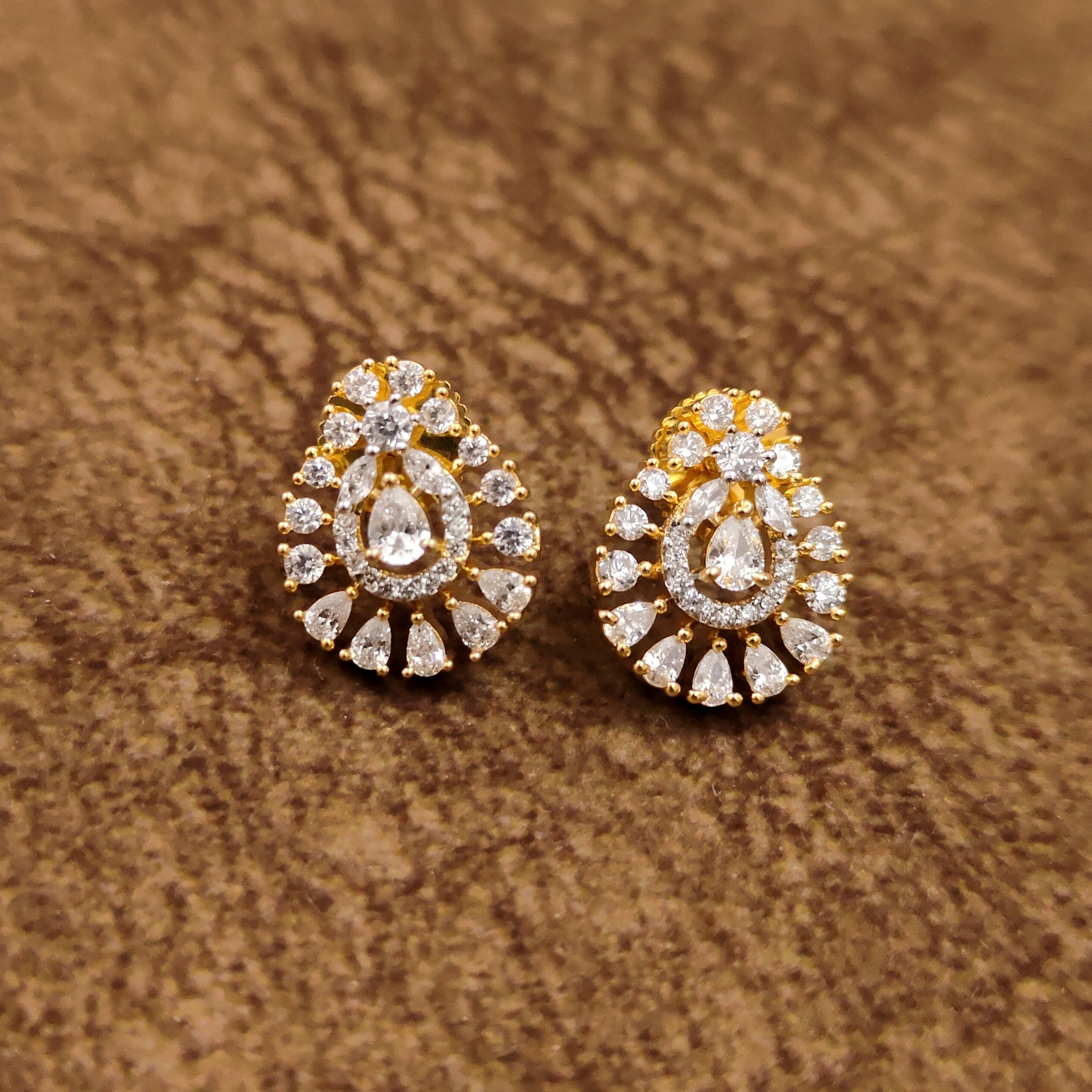 American Diamond Mangalsutra – Model Shot – Sanvi Jewels