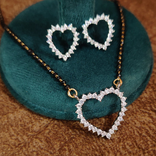 SWEET HEART DIAMOND LOOK MANGALSUTRA
