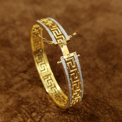 VERSAACE INSPIRED PREMIUM OPENABLE BANGLE / BRACELET