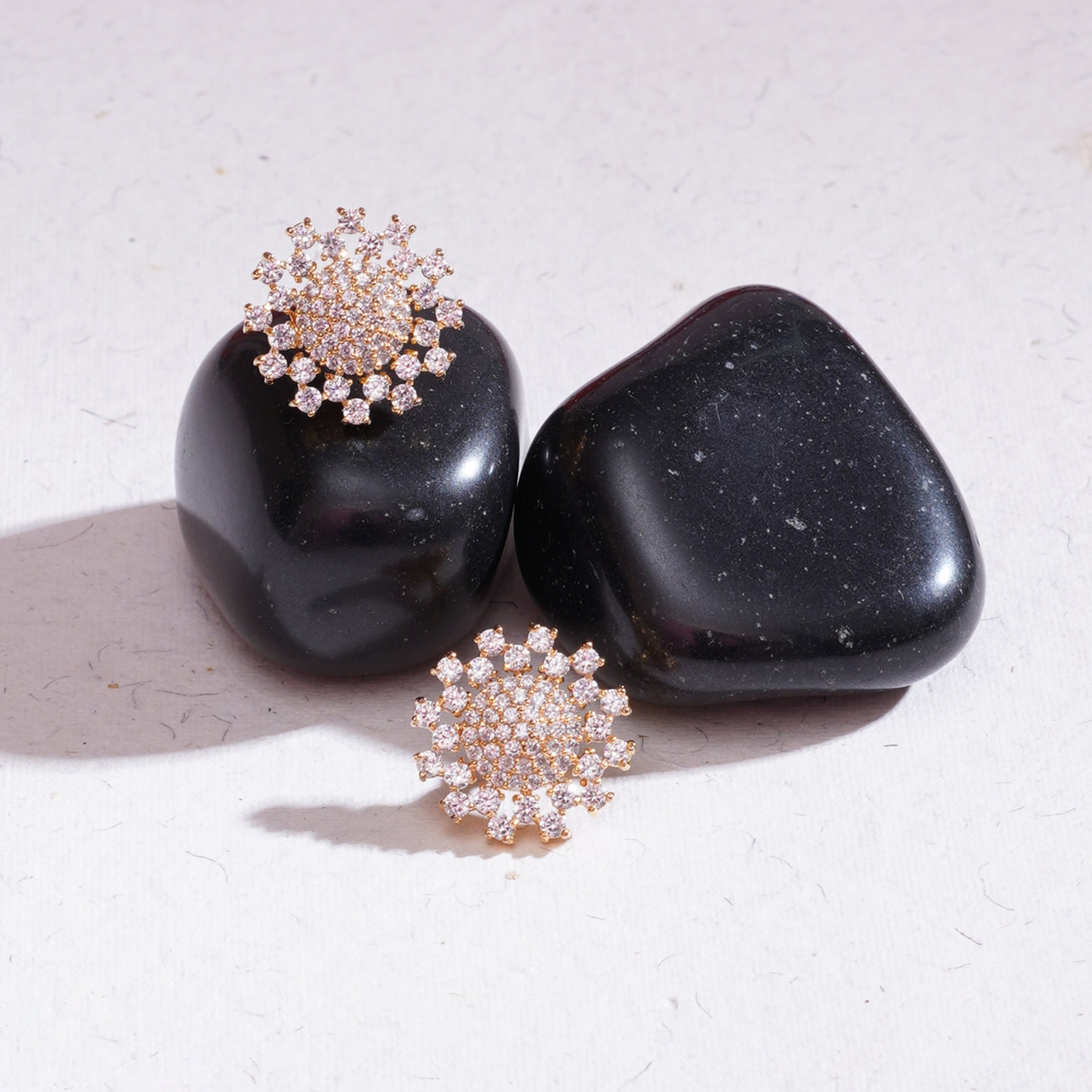 Elegant Diamond Earrings by GRT - Jewellery Designs