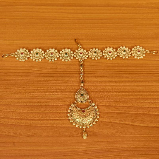 Multicolor maang-tikka