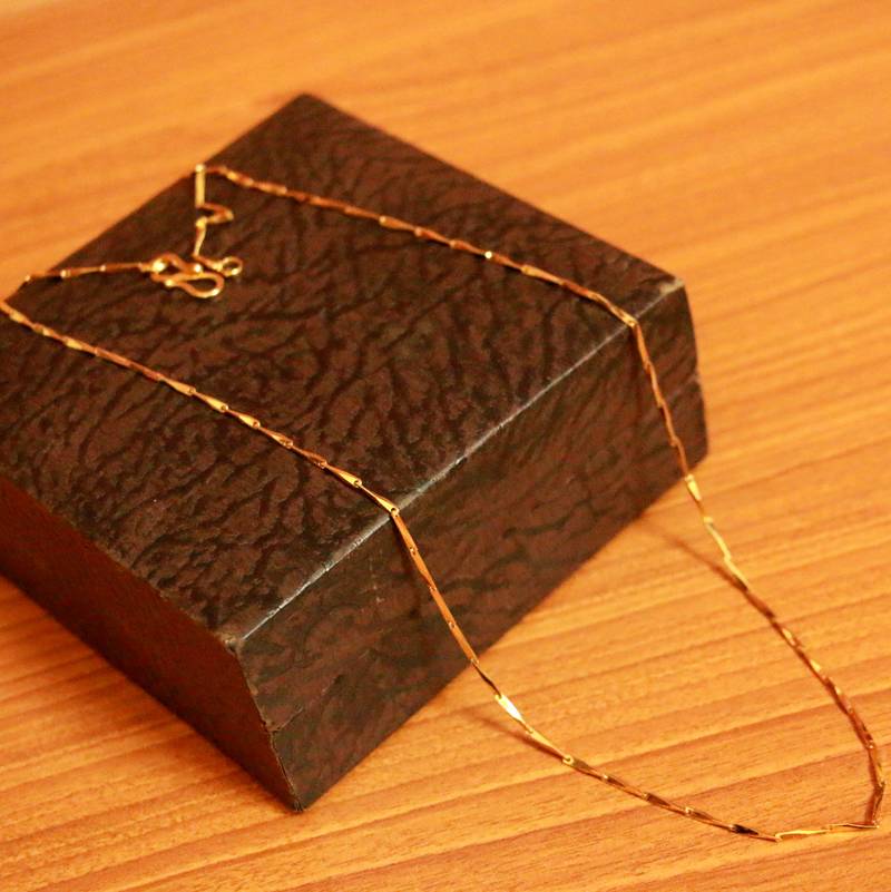 ARTIFICIAL GOLD PLATED RICE CHAIN – Sanvi Jewels