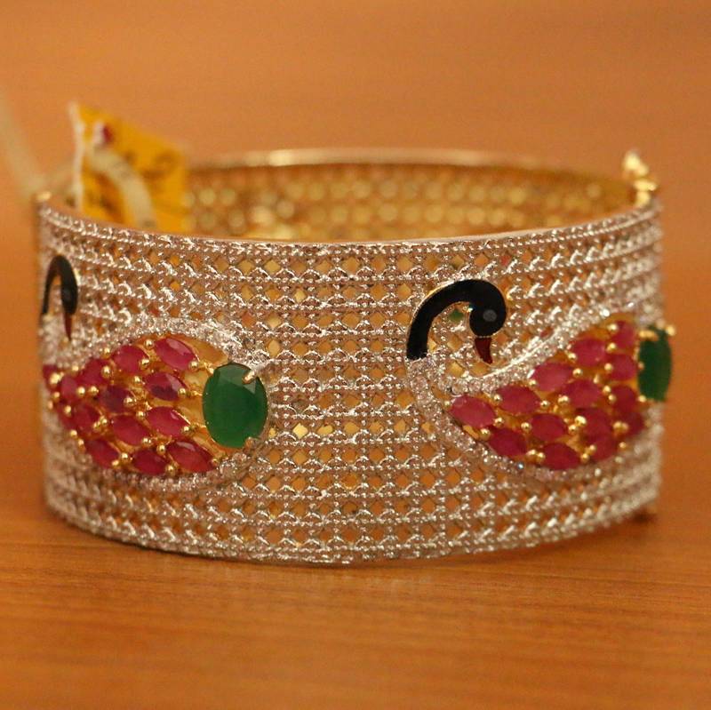 Peacock Bracelet Designs - South India Jewels