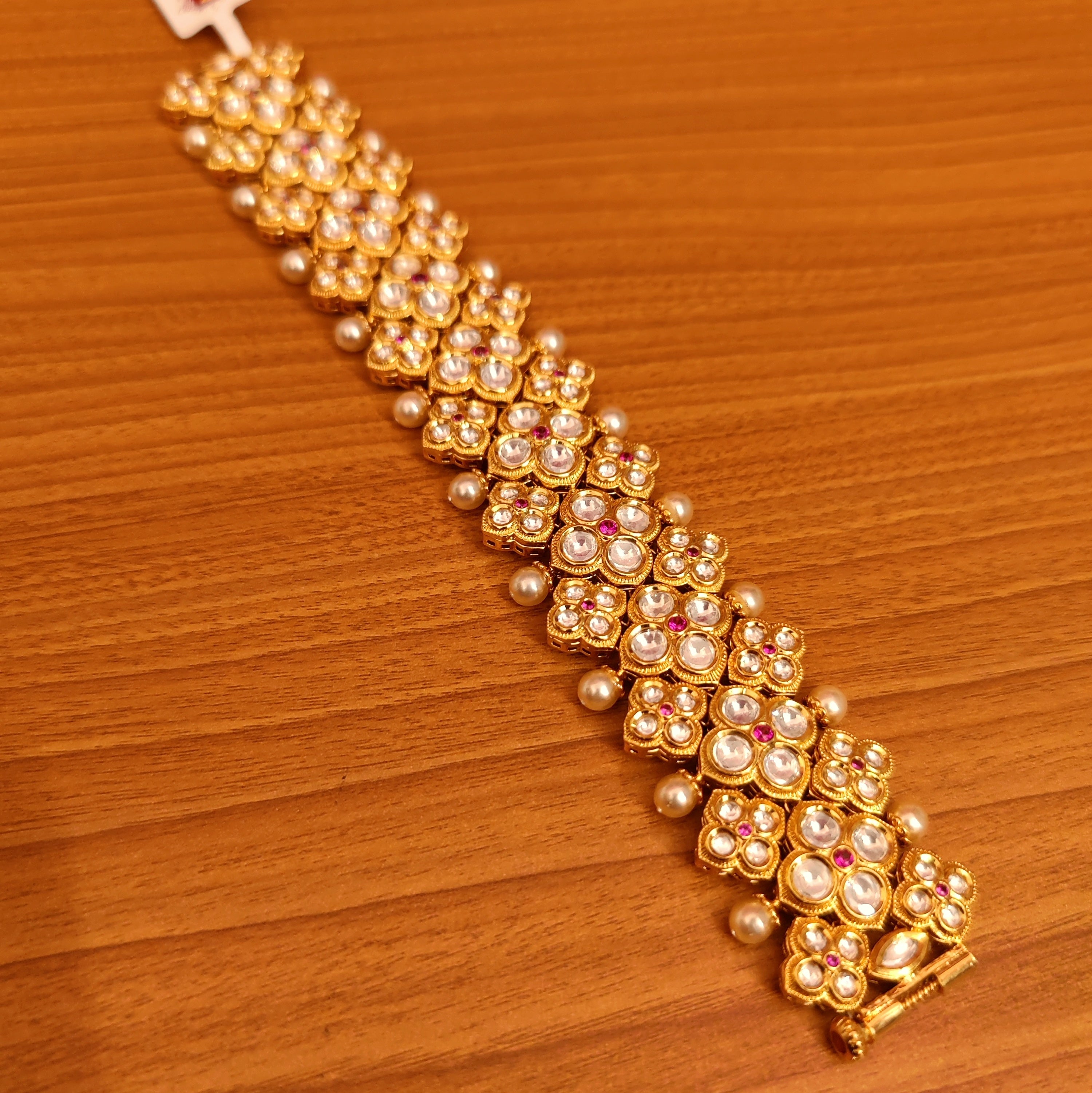 Latest Polki diamond jewellery Designs | Krishna Jewellers