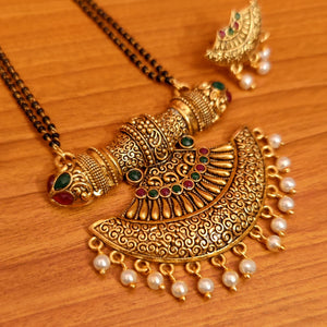 Antique Style Gold Mangalsutra
