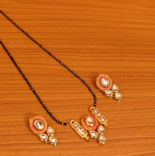 KUNDAN MEENAKARI ETHNIC MANGALSUTRA