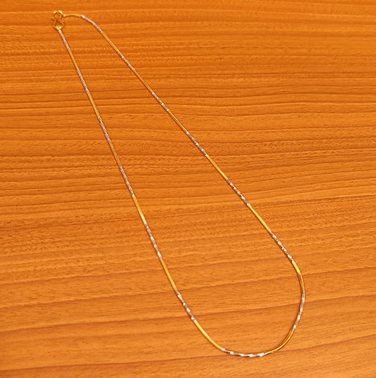 GOLD & SILVER PLATED PENDANT CHAIN
