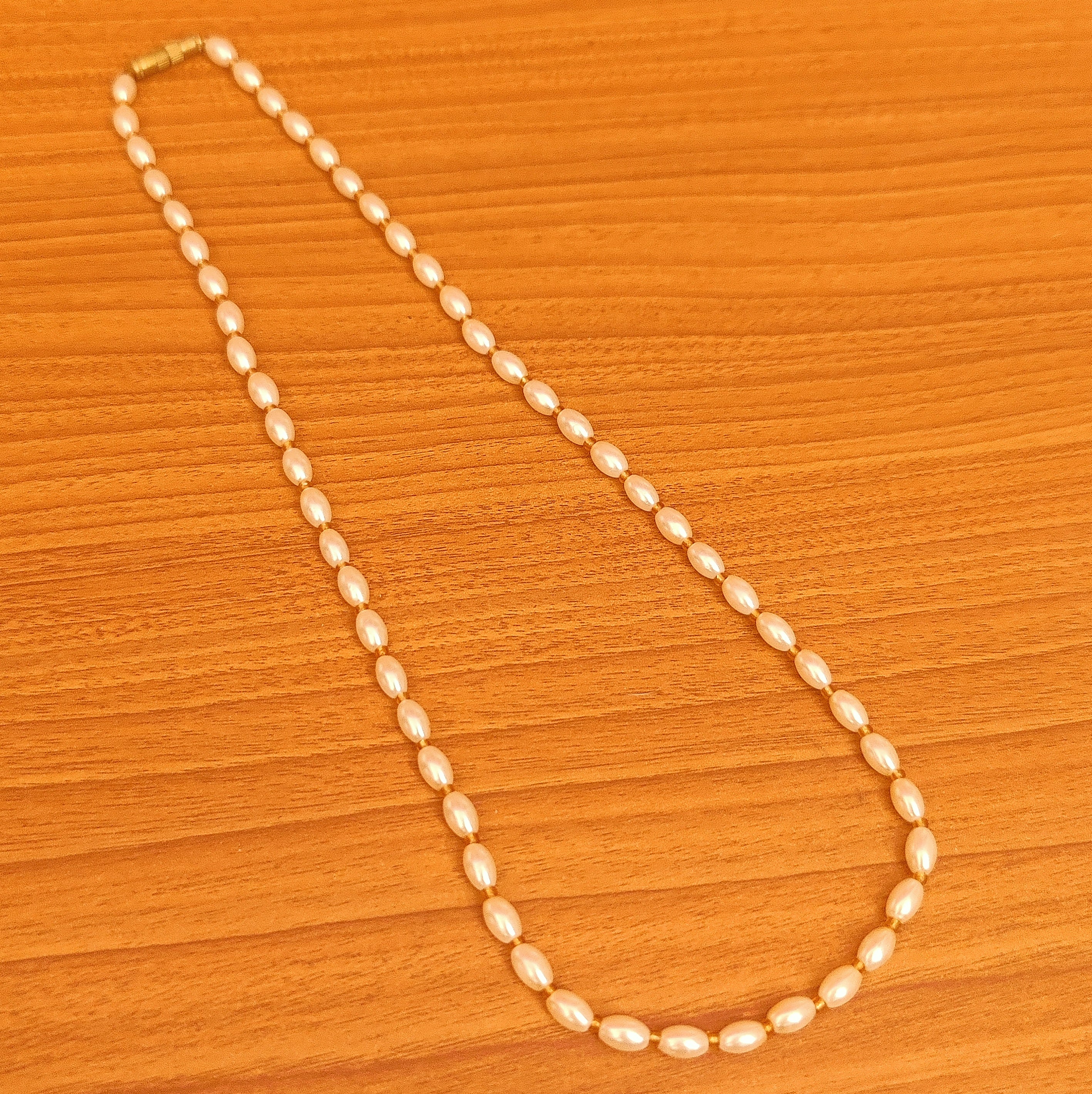 Buy 14k Gold Pearl Necklace, Single Pearl Necklace, White Pearl Pendant,  Simple Pearl Jewellery, Bride, Mothers Day Gift, Women Birthday Gift Online  in India - Etsy