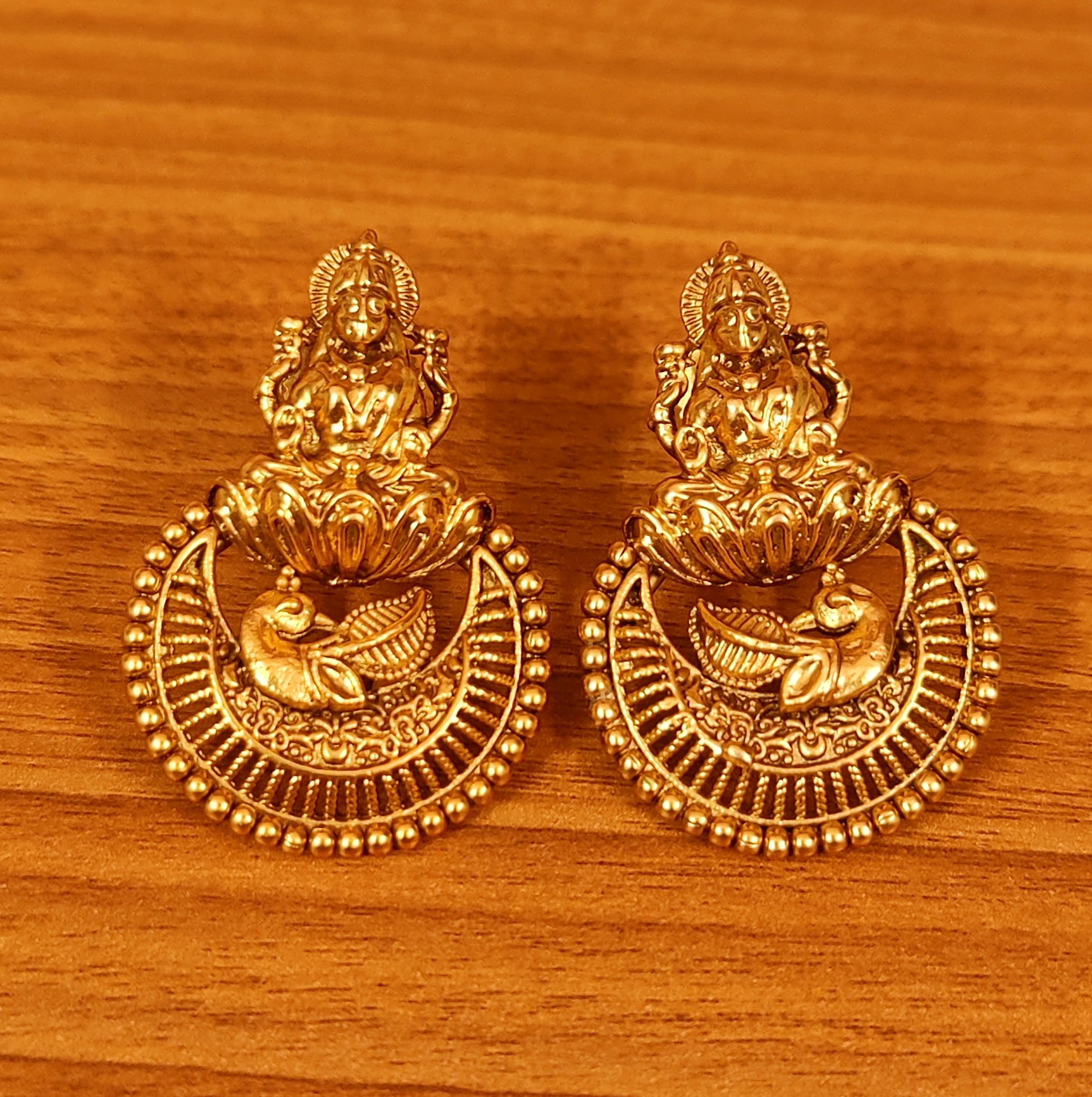 RK GOLD Traditional Temple Jewellery 18k One Gram Gold Ethnic Copper Brass  Stylish South Indian Screw