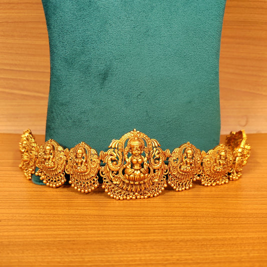 ANTIQUE GOLD PLATED TEMPLE LOOK WAISTBELT