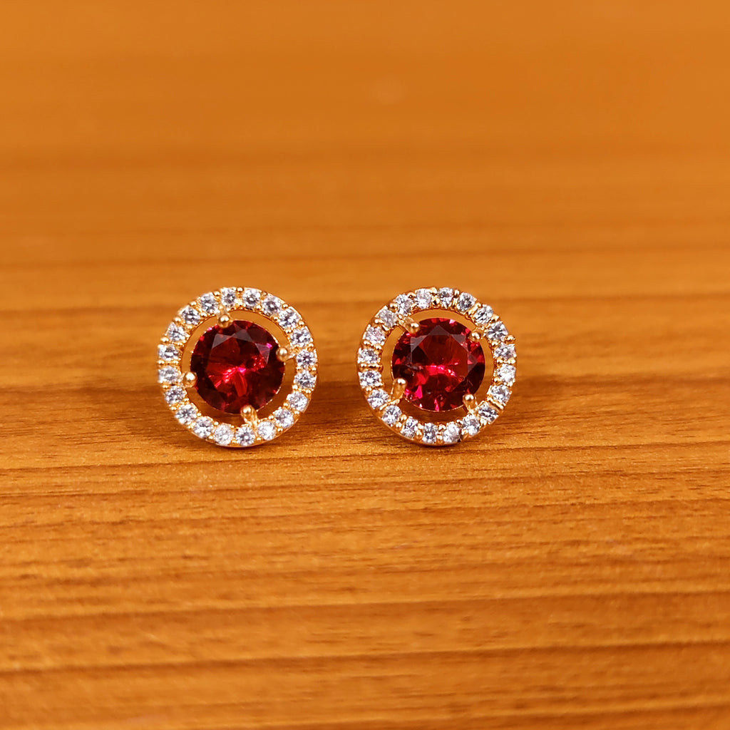Ruby and Diamond Earrings – Royal Jewels of Rye