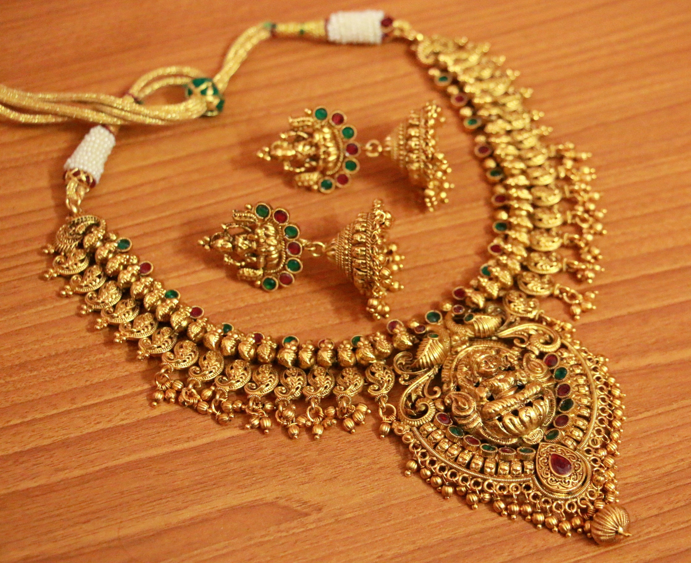 Buy Antique Long Gold Necklace 22 KT yellow gold (65.7 gm). | Online By  Giriraj Jewellers