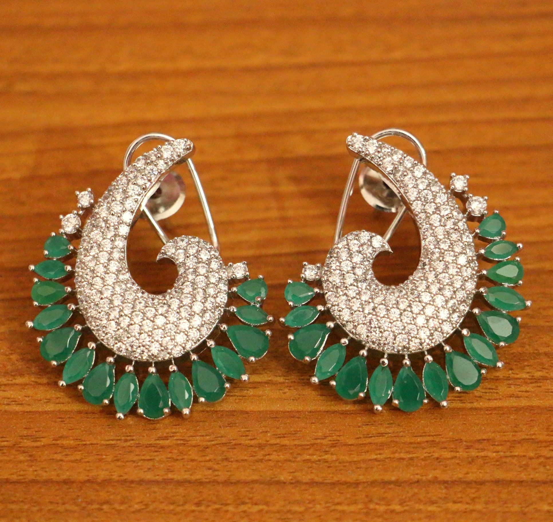 Perfection Jewellers Polished American Diamond Earrings Occasion  Party  Gender  Female at Rs 1700  Piece in Kolkata