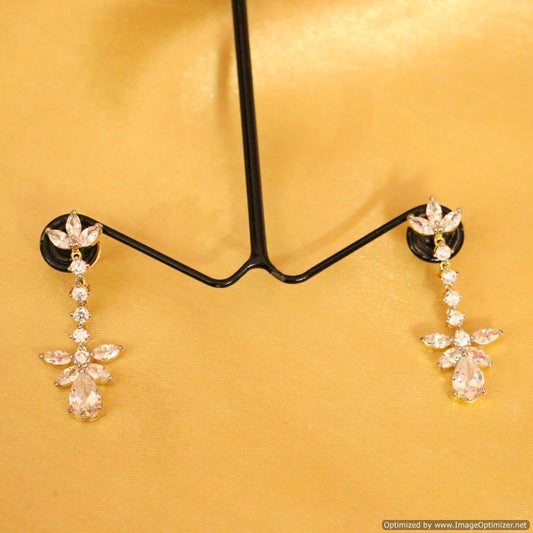 Embellished Diamond Look Red Carpet Earrings