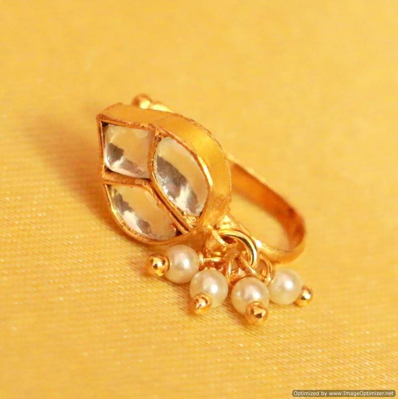 22k Gold Nose Ring,tiny Nostril Ring, Dangling Indian Nose Ring, Nose  Jewellery, Gold Nose Ring, Gold Nose Hoop, Rajasthani Gold Nose Hoop. - Etsy