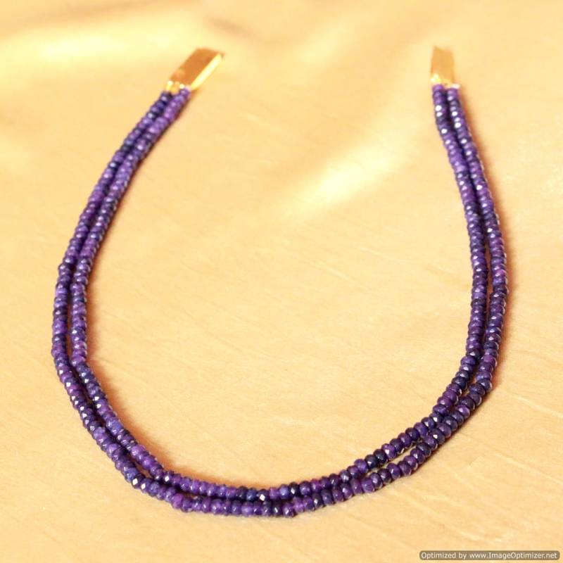 Amethyst Necklace Faceted (12 mm) - Rudra Centre