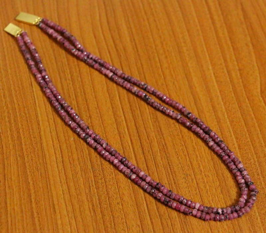 Pink onyx necklaces