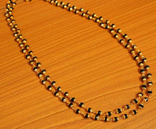 Black crystal necklaces