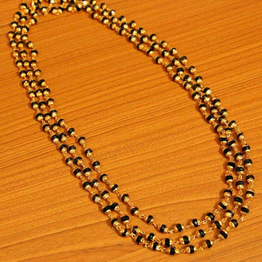 Black crystal necklaces