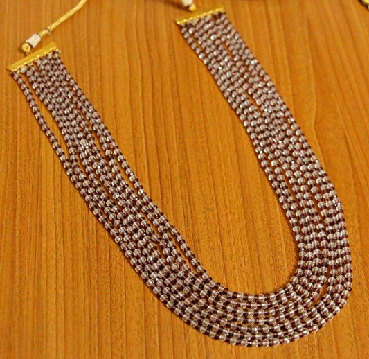 White swarovski crystal necklaces