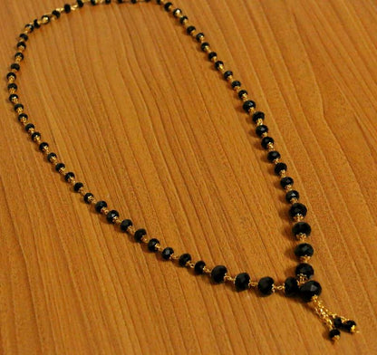 Black swarovski crystal necklaces