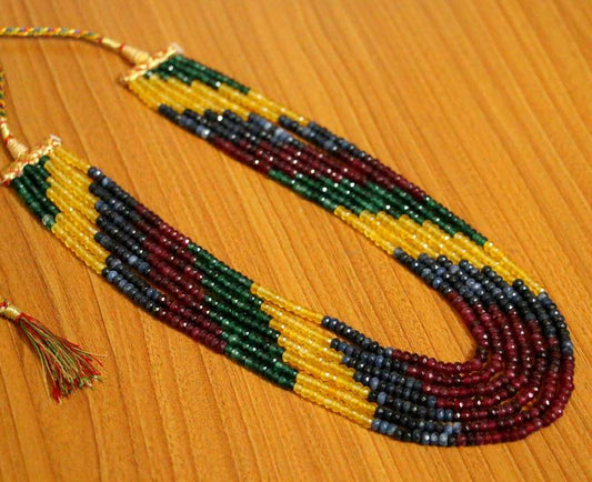 Multicolor onyx necklaces