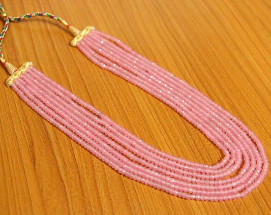 Pink onyx necklaces