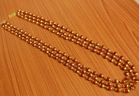 Brown crystal necklaces